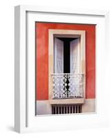 White Shutters, Old San Juan, Puerto Rico-Tom Haseltine-Framed Photographic Print