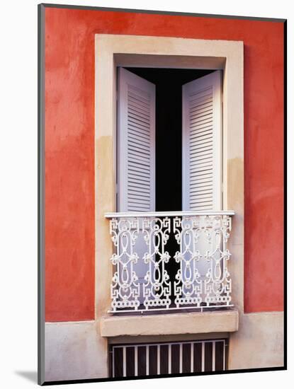 White Shutters, Old San Juan, Puerto Rico-Tom Haseltine-Mounted Photographic Print