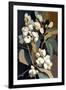 White Snowberry Flowers-Lea Faucher-Framed Art Print