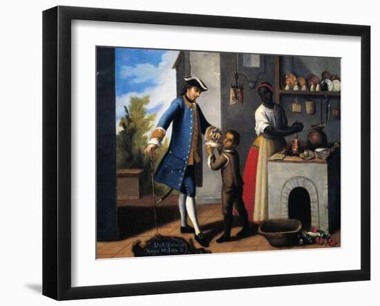 White Spanish Man-null-Framed Giclee Print