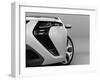 White Sport Car-ArchMan-Framed Photographic Print