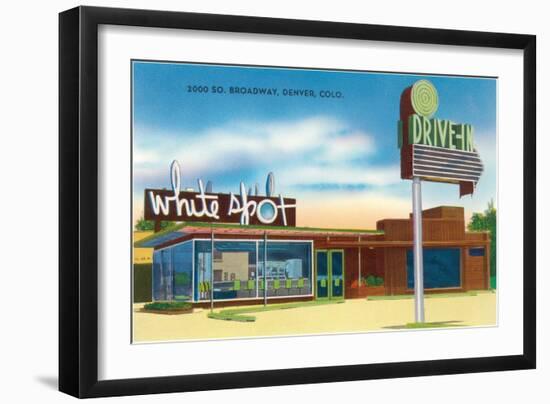 White Spot Drive-In, Denver, Colorado-null-Framed Art Print