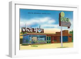 White Spot Drive-In, Denver, Colorado-null-Framed Art Print