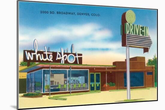 White Spot Drive-In, Denver, Colorado-null-Mounted Art Print