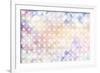 White Spring Blossoms Pattern 01-LightBoxJournal-Framed Giclee Print