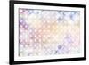 White Spring Blossoms Pattern 01-LightBoxJournal-Framed Giclee Print