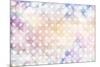 White Spring Blossoms Pattern 01-LightBoxJournal-Mounted Giclee Print