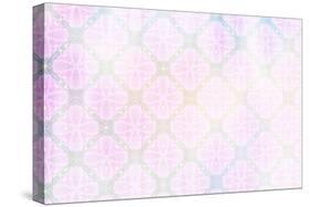 White Spring Blossoms Pattern 04-LightBoxJournal-Stretched Canvas