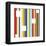 White Square on Stripe (detail)-Dan Bleier-Framed Art Print