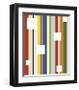 White Square on Stripe-Dan Bleier-Framed Giclee Print