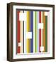 White Square on Stripe-Dan Bleier-Framed Giclee Print