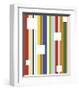 White Square on Stripe-Dan Bleier-Framed Giclee Print