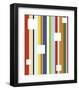 White Square on Stripe-Dan Bleier-Framed Art Print