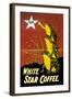 White Star Coffee-U.S. Printing Co-Framed Art Print