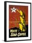 White Star Coffee-U.S. Printing Co-Framed Art Print