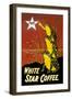 White Star Coffee-U.S. Printing Co-Framed Art Print