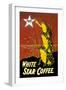 White Star Coffee-U.S. Printing Co-Framed Art Print