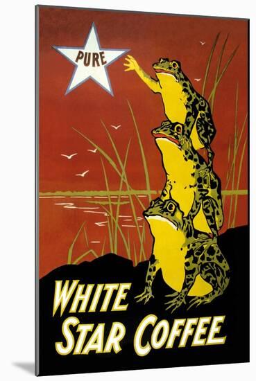 White Star Coffee-U.S. Printing Co-Mounted Art Print