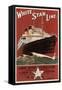 White Star Line. 1906-null-Framed Stretched Canvas