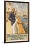 White Star Line Homeric Cruise the Ship of Splendour Travel Poster-null-Framed Giclee Print