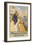 White Star Line Homeric Cruise the Ship of Splendour Travel Poster-null-Framed Giclee Print