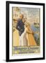 White Star Line Homeric Cruise the Ship of Splendour Travel Poster-null-Framed Giclee Print