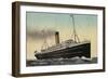 White Star Line Liner RMS Megantic-null-Framed Giclee Print