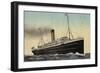 White Star Line Liner RMS Megantic-null-Framed Giclee Print