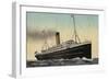 White Star Line Liner RMS Megantic-null-Framed Giclee Print