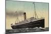 White Star Line Liner RMS Megantic-null-Mounted Giclee Print