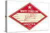 White Star Line Luggage Tag-null-Stretched Canvas