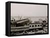 White Star Line Piers, New York-null-Framed Stretched Canvas