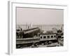 White Star Line Piers, New York-null-Framed Photo