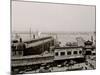 White Star Line Piers, New York-null-Mounted Photo