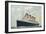 White Star Line postcard-null-Framed Art Print