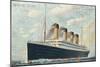 White Star Line postcard-null-Mounted Art Print