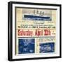 White Star Line poster to promote the Titanics return trip from New York, 1912-null-Framed Giclee Print