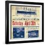White Star Line poster to promote the Titanics return trip from New York, 1912-null-Framed Giclee Print