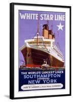 White Star Line Poster-null-Framed Photographic Print