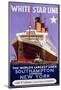 White Star Line Poster-null-Mounted Photographic Print