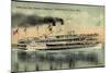 White Star Line, Steamer Tashmoo, Detroit, Port Huron-null-Mounted Giclee Print
