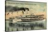 White Star Line, Steamer Tashmoo, Detroit, Port Huron-null-Stretched Canvas