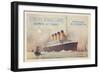 White Star Line. Titanic and Olympic, C. 1910-null-Framed Giclee Print