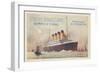 White Star Line. Titanic and Olympic, C. 1910-null-Framed Giclee Print