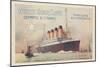 White Star Line. Titanic and Olympic, C. 1910-null-Mounted Giclee Print