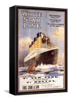White Star Line. Titanic & Olympic, c. 1911-null-Framed Stretched Canvas