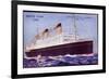 White Star Line, Twin Screw, R.M.S. Homeric-null-Framed Giclee Print