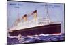 White Star Line, Twin Screw, R.M.S. Homeric-null-Mounted Giclee Print