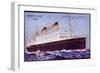 White Star Line, Twin Screw, R.M.S. Homeric-null-Framed Giclee Print