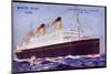 White Star Line, Twin Screw, R.M.S. Homeric-null-Mounted Giclee Print